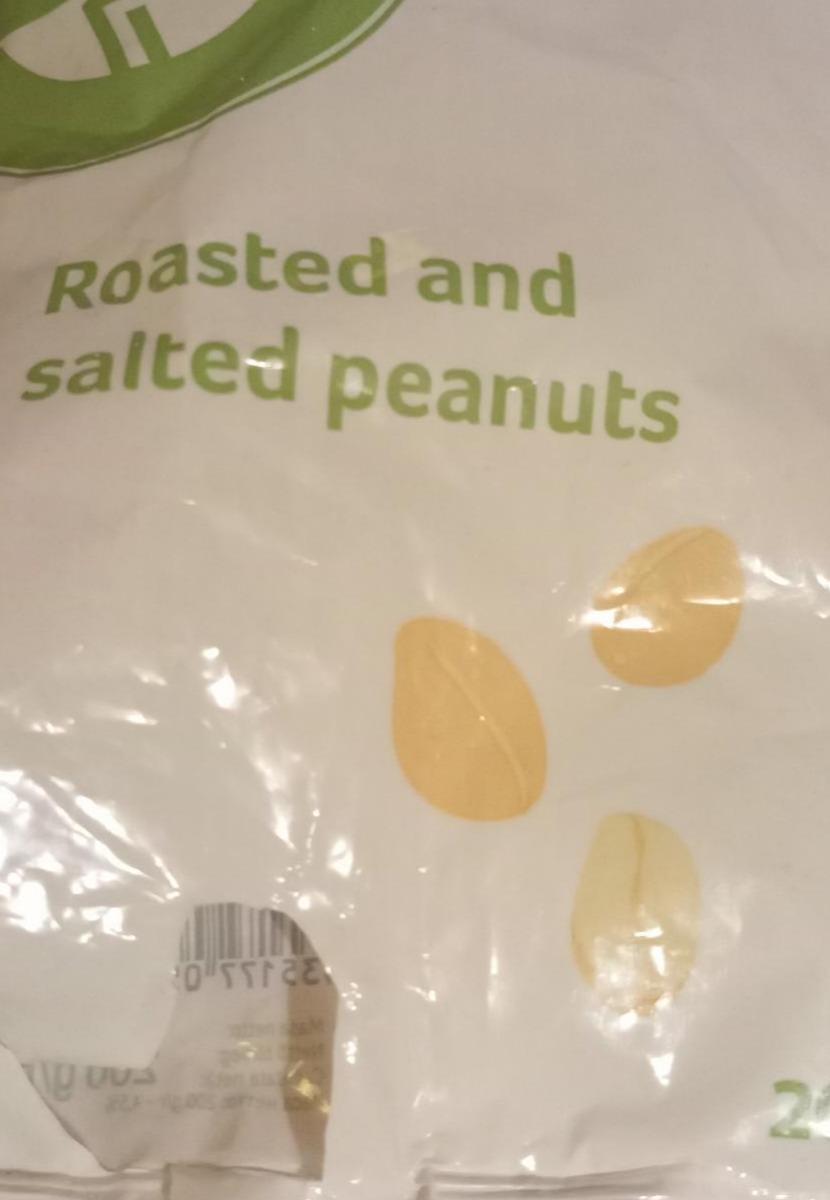 Zdjęcia - Roasted and salted peanuts Auchan
