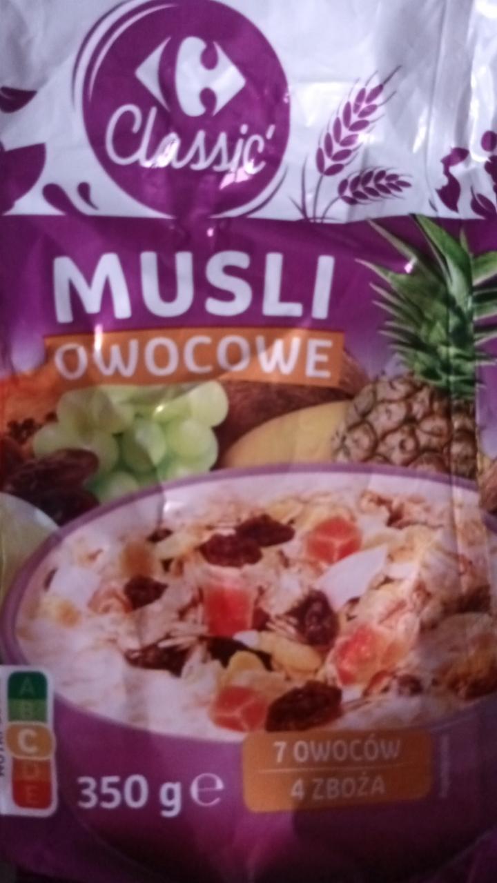 Zdjęcia - Musli owocowe Carrefour