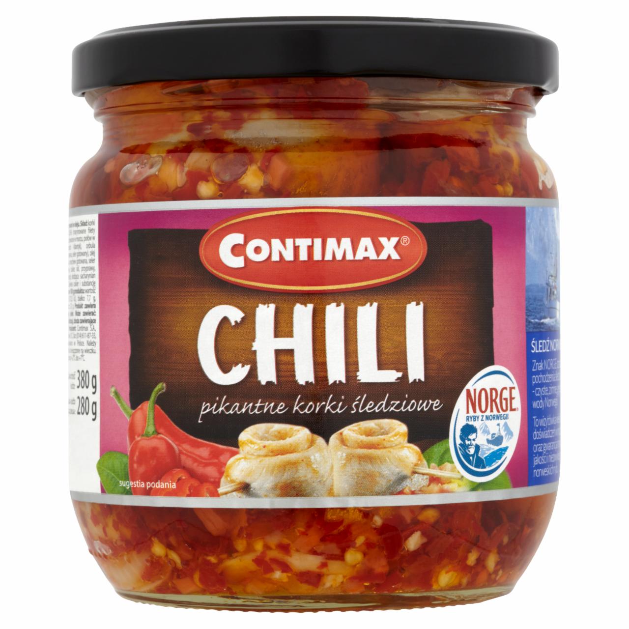 Zdjęcia - Contimax Chili Pikantne korki śledziowe 380 g