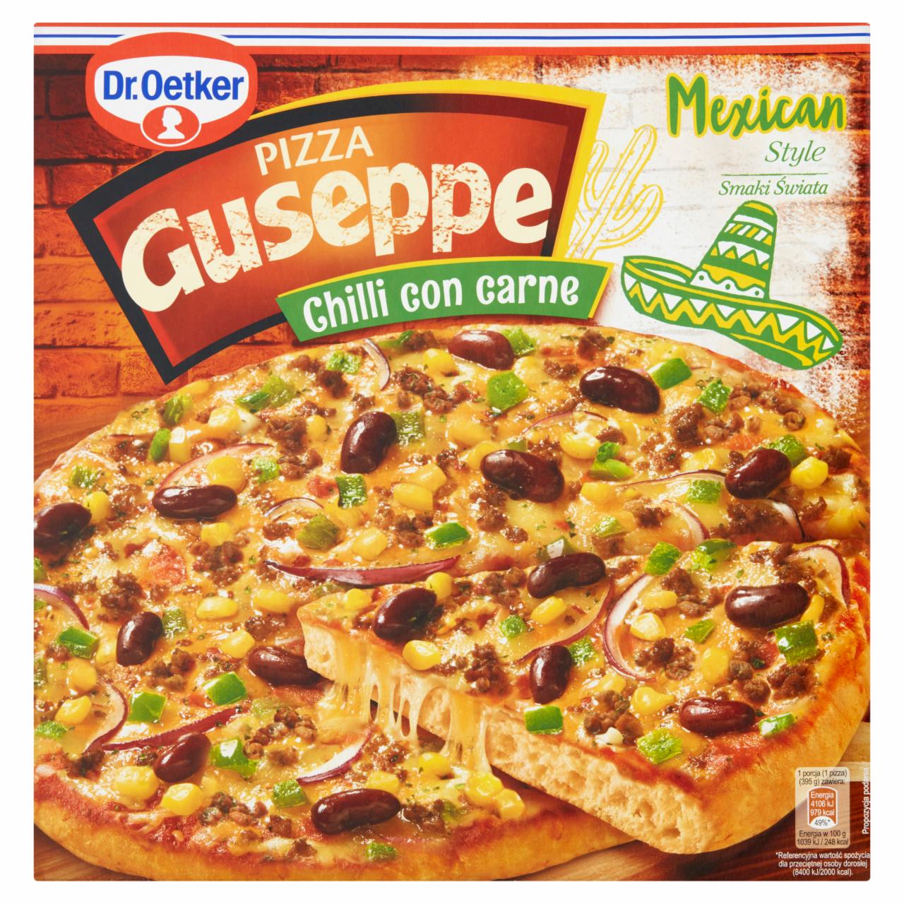 Zdjęcia - Dr. Oetker Guseppe Pizza Chilli con carne 395 g