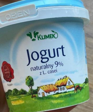 Zdjęcia - Jogurt naturalny 9% Klimek