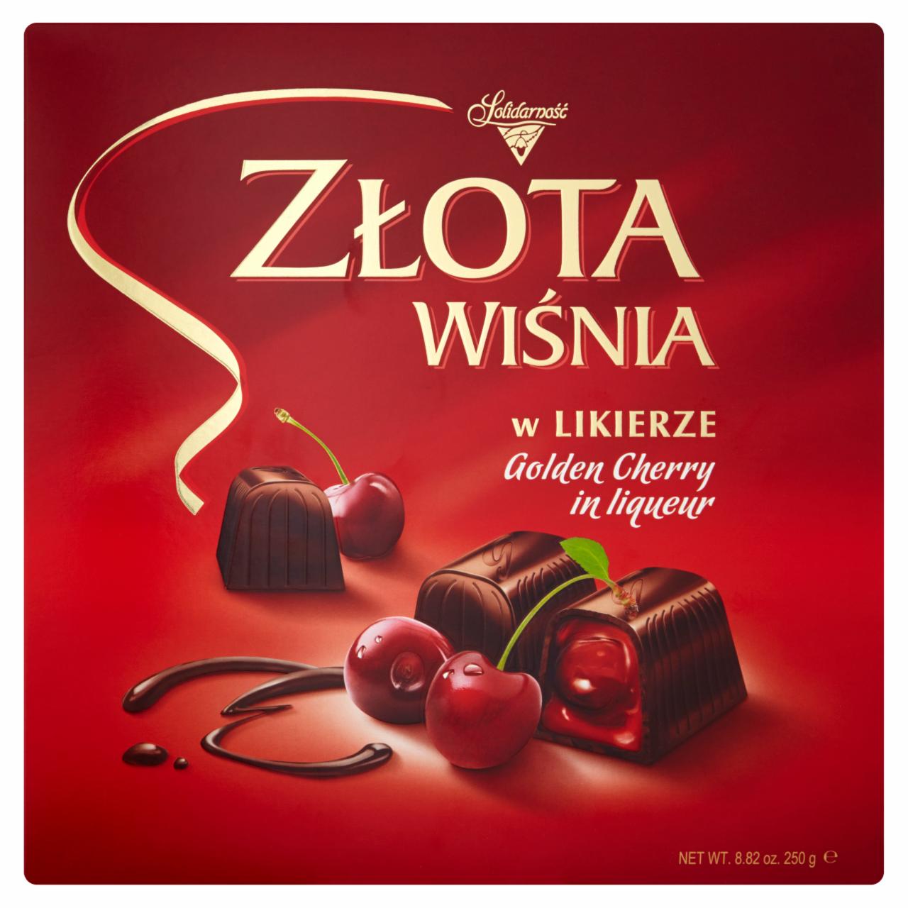 Zdjęcia - Solidarność Złota Wiśnia w likierze 250 g