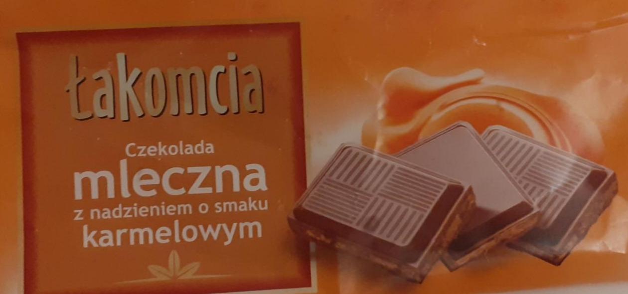 Zdjęcia - Czekolada mleczna z nadzieniem karmelowym Łakomcia