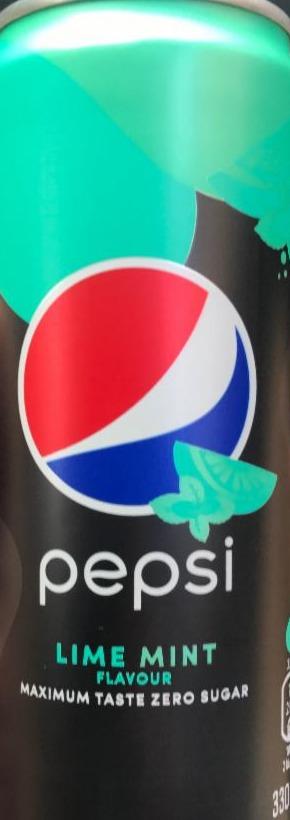 Zdjęcia - Pepsi Lime Mint maximum taste zero sugar