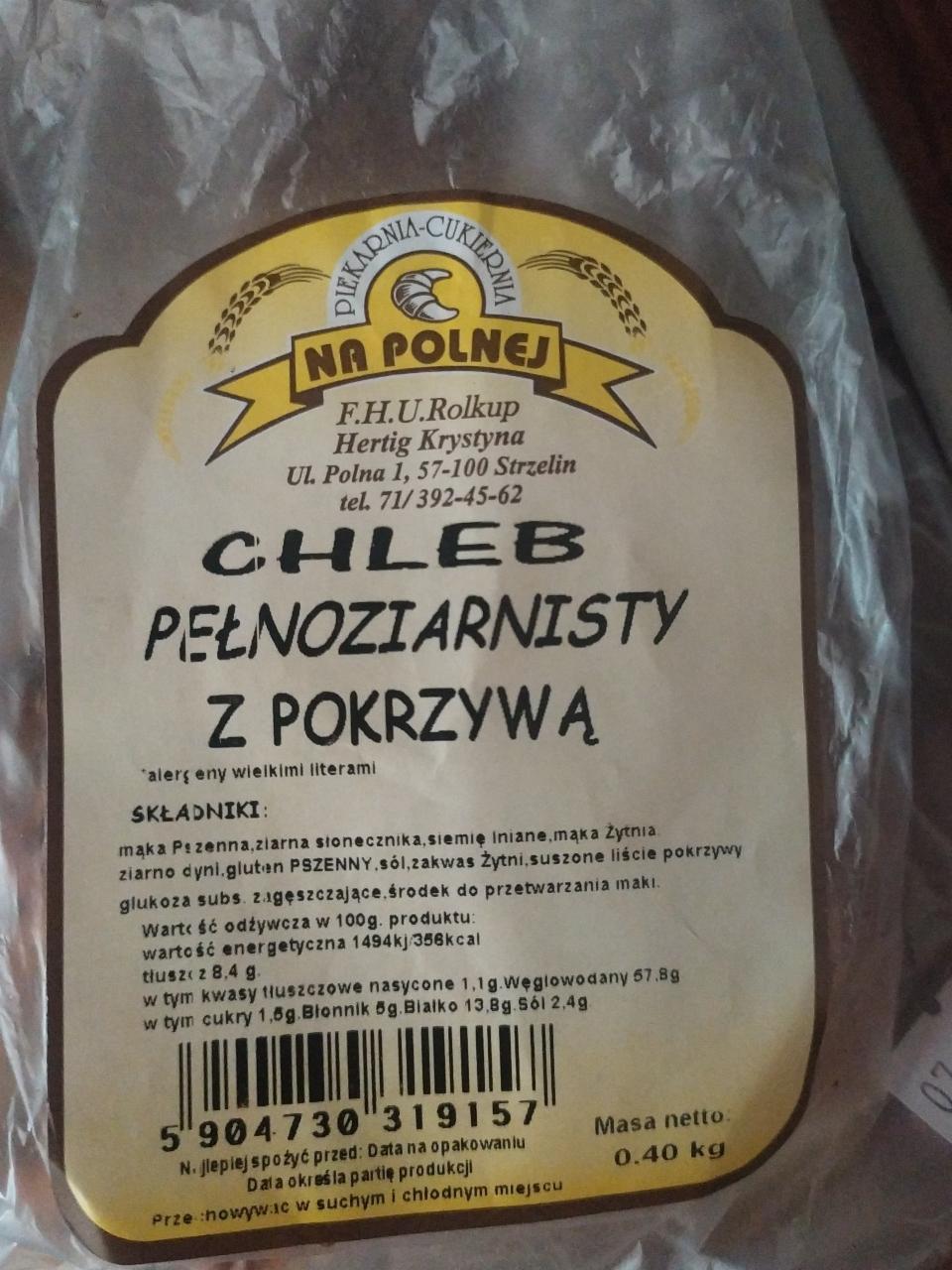 Zdjęcia - chleb pełnoziarnisty z pokrzywą Na polnej