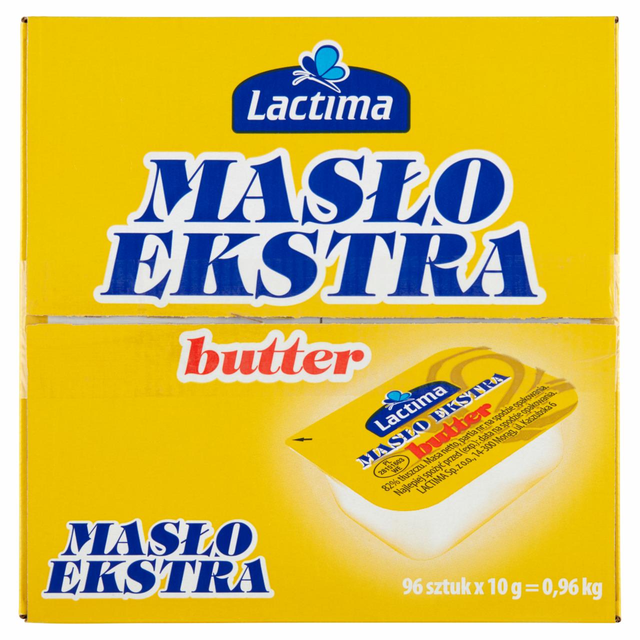 Zdjęcia - Lactima Masło ekstra 0,96 kg (96 x 10 g)