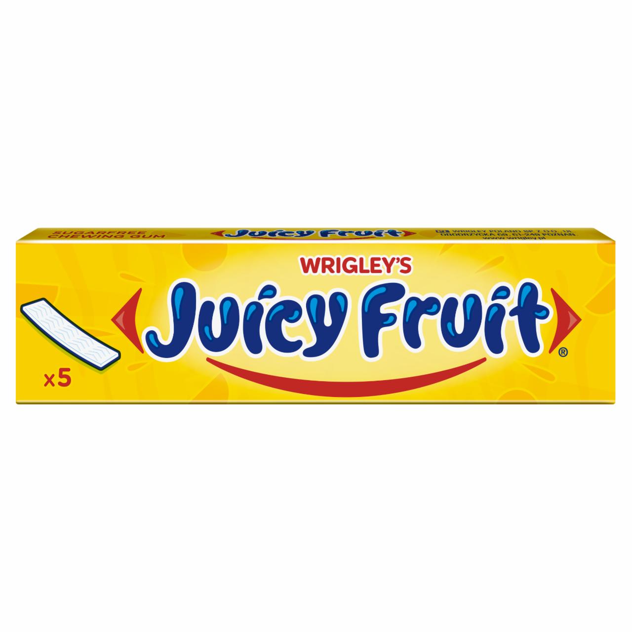 Zdjęcia - Juicy Fruit Original Guma do żucia bez cukru 13 g (5 listków)