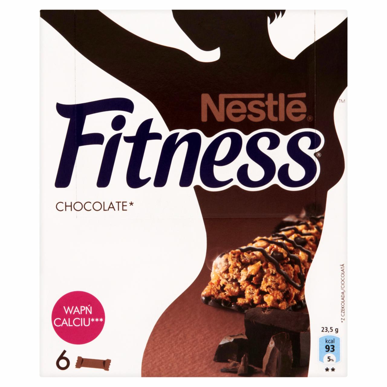 Zdjęcia - Nestlé Fitness z czekoladą Batonik zbożowy 141 g (6 sztuk)
