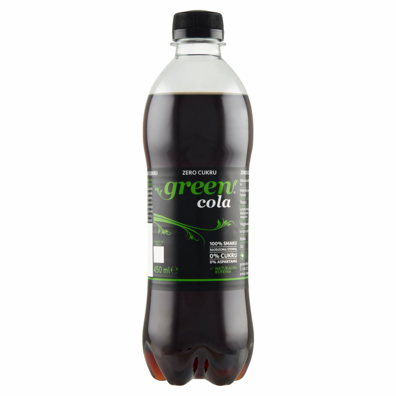 Zdjęcia - Green Cola Napój gazowany 450 ml