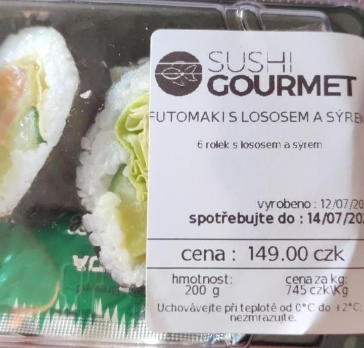 Zdjęcia - Sushi Gourmet futomaki z łososiem i serkiem