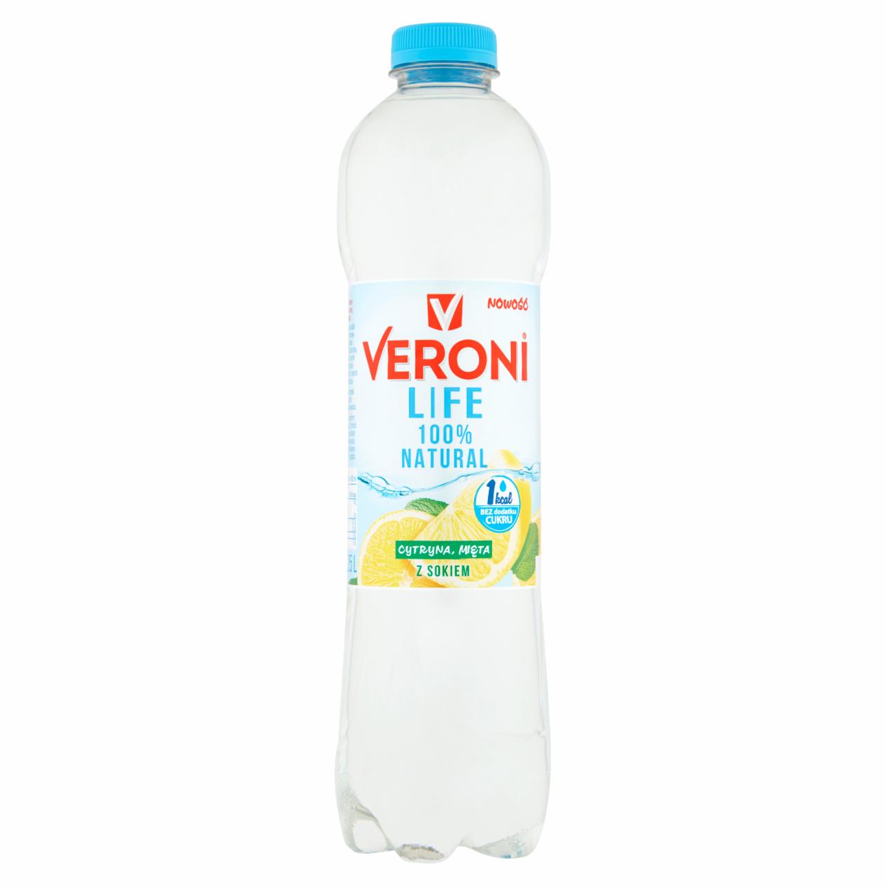 Zdjęcia - Veroni Life Napój niegazowany cytryna mięta 1,25 l