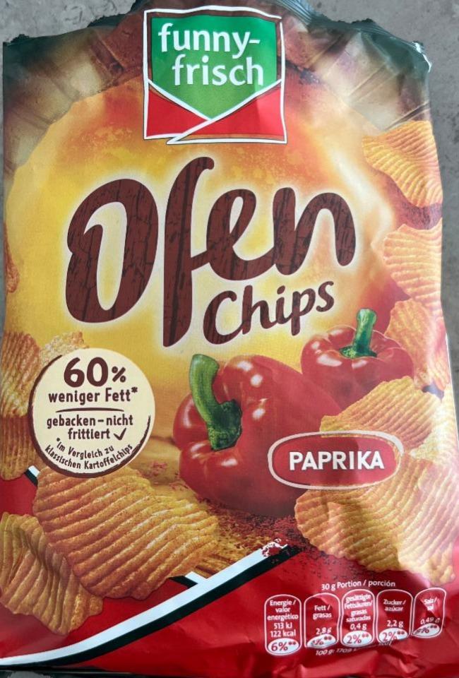 Zdjęcia - Ofen Chips Paprika funny frisch