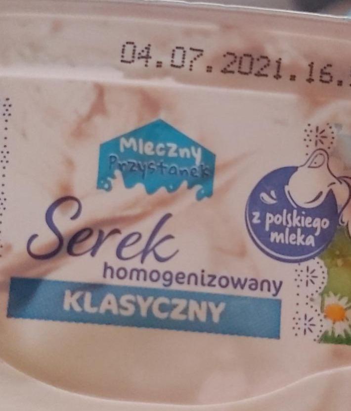 Zdjęcia - Serek homogenizowany klasyczny Mleczny przystanek