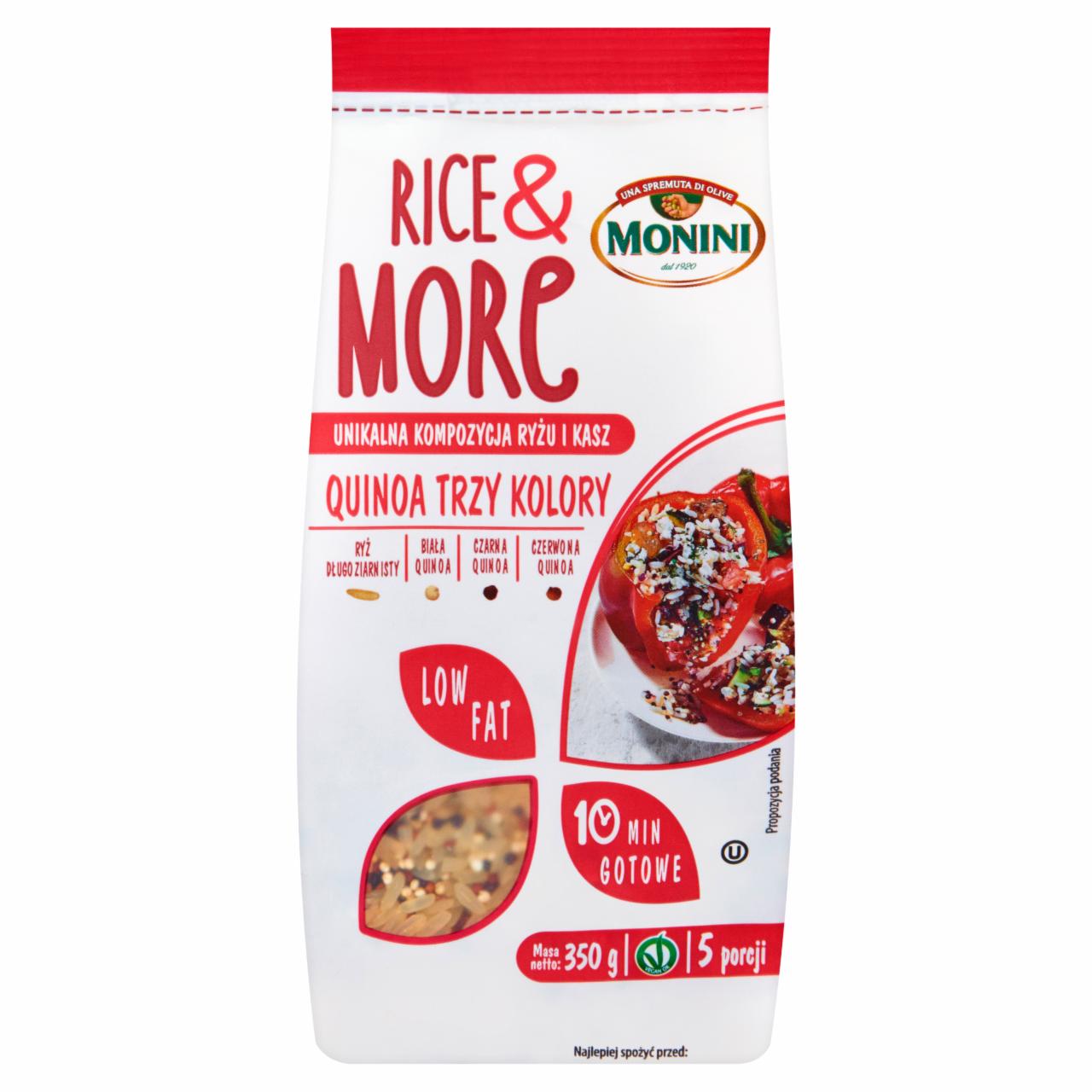 Zdjęcia - Monini Rice & More Quinoa Trzy Kolory Unikalna kompozycja ryżu i kasz 350 g