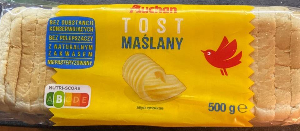 Zdjęcia - Auchan Tost maślany 500 g