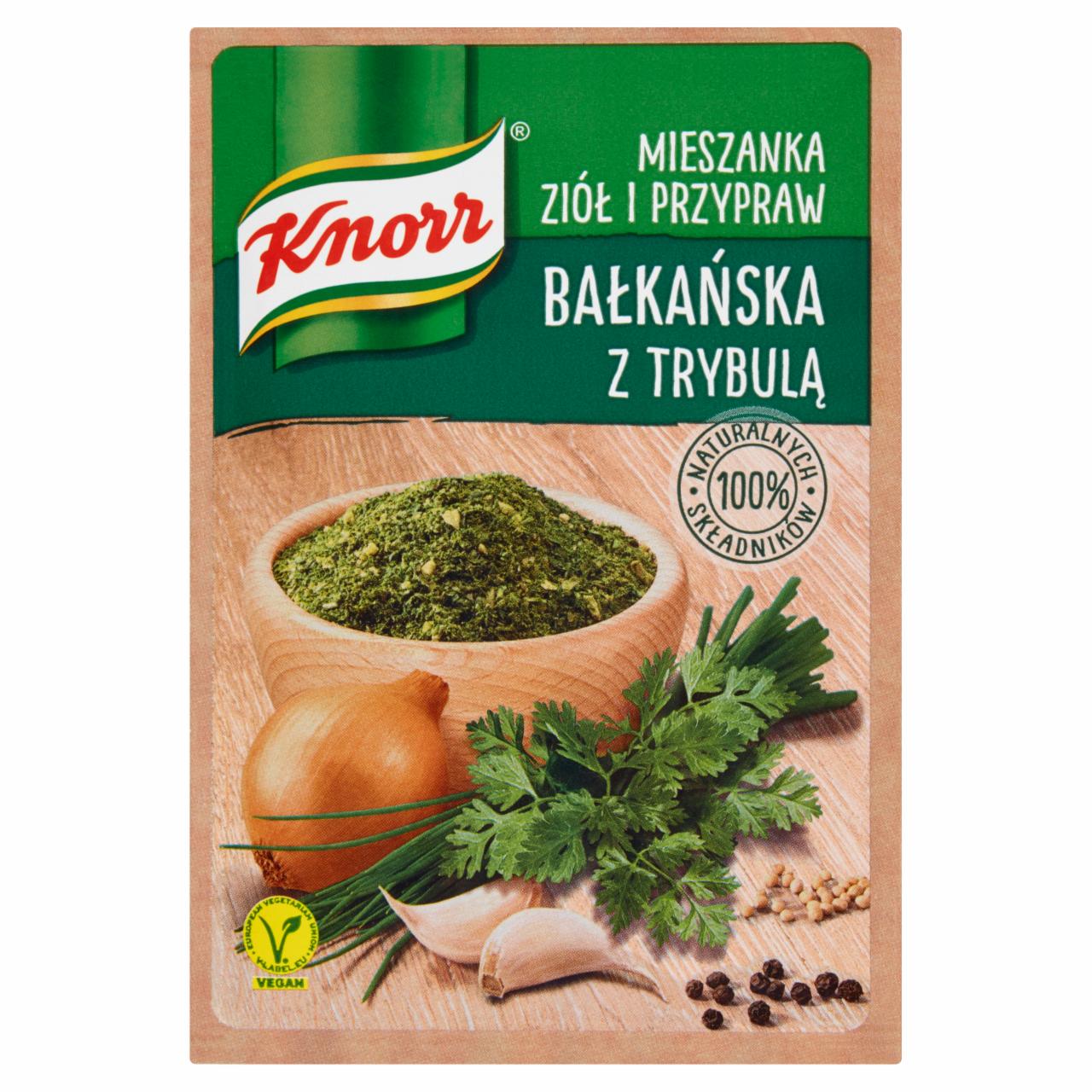 Zdjęcia - Knorr Mieszanka ziół i przypraw bałkańska z trybulą 13,5 g