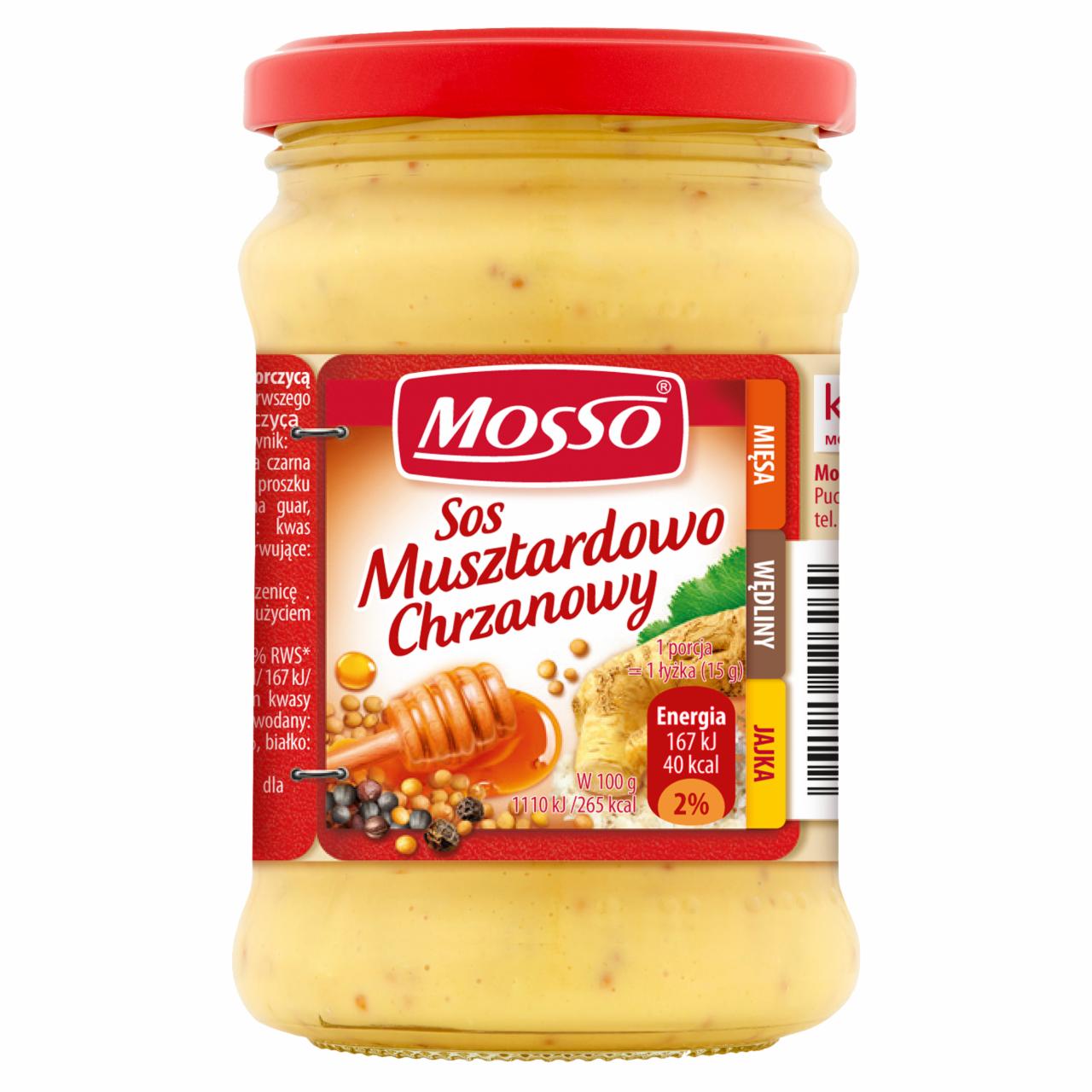 Zdjęcia - Mosso Sos musztardowo chrzanowy 240 g