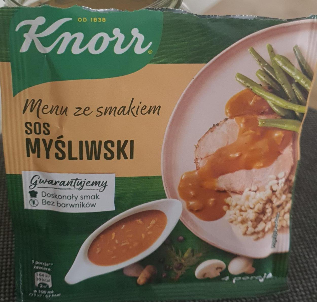 Zdjęcia - Menu ze smakiem Sos myśliwski Knorr