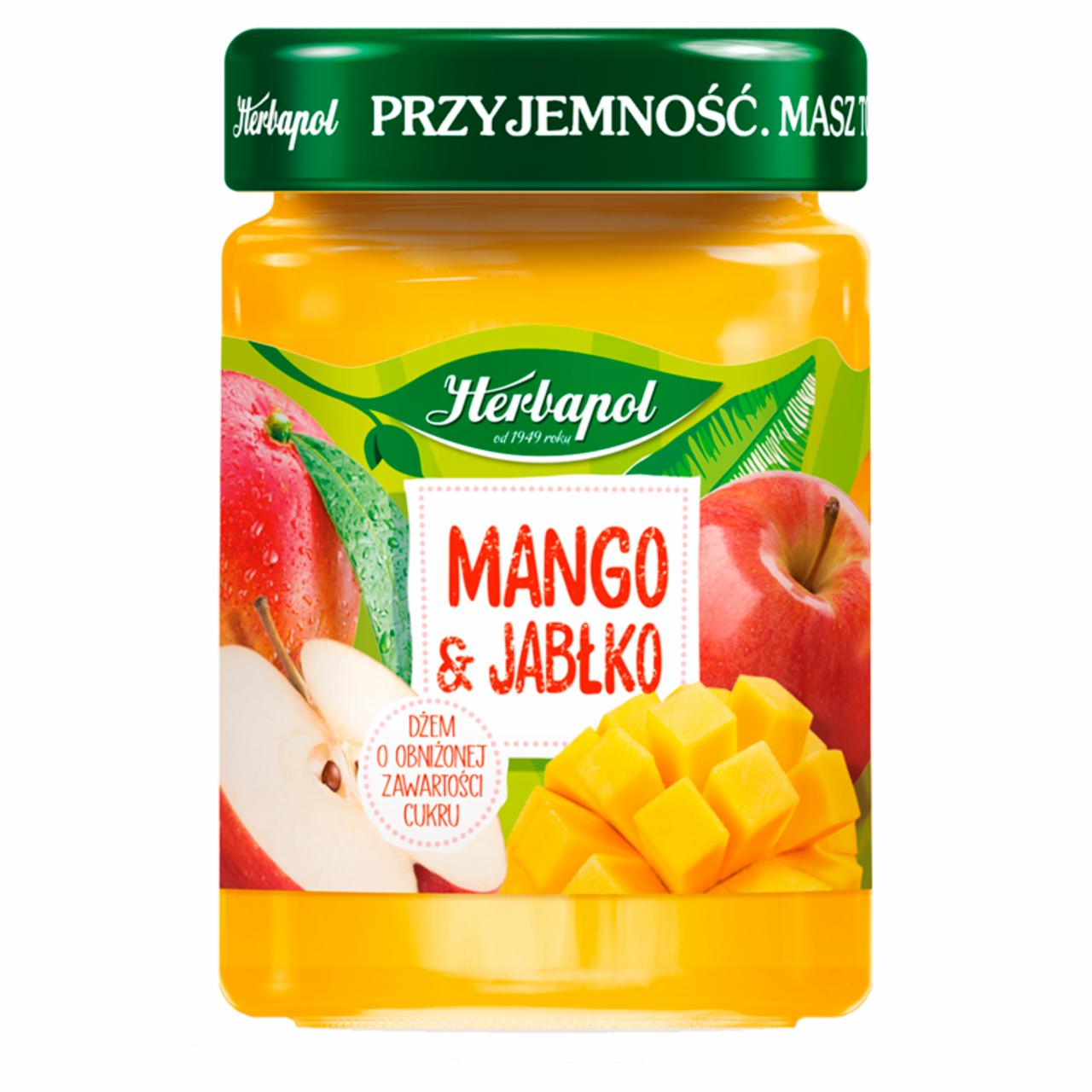 Zdjęcia - Herbapol Dżem o obniżonej zawartości cukru mango & jabłko 280 g