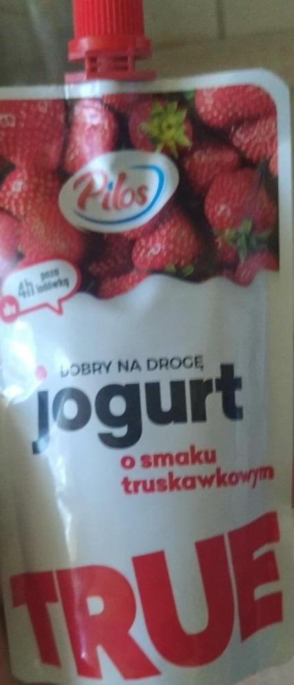 Zdjęcia - jogurt true o smaku truskawkowym pilos