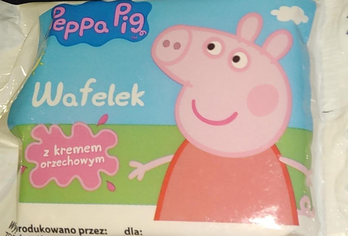 Zdjęcia - Wafelek z Kremem orzechowym Peppa Pig