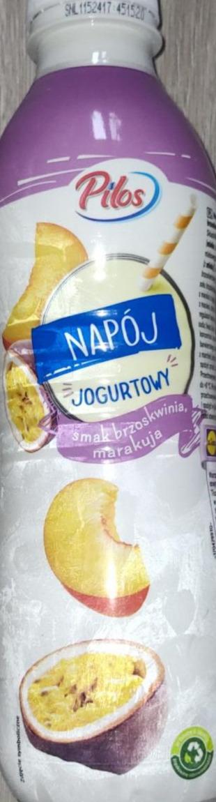 Zdjęcia - Napój jogurtowy smak brzoskwinia marakuja Pilos