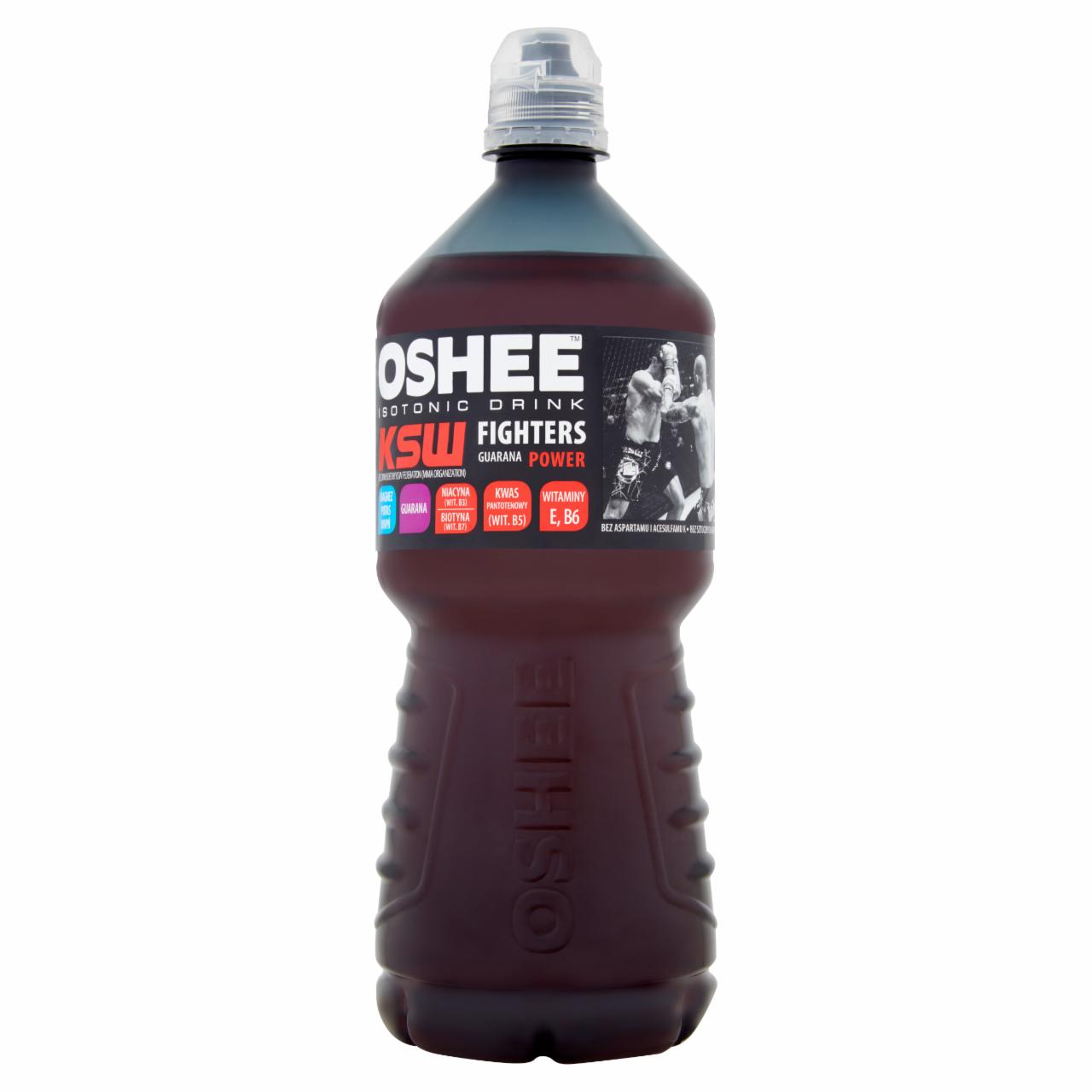 Zdjęcia - Oshee KWS Fighters Napój izotoniczny niegazowany o smaku czarnej porzeczki 1 l
