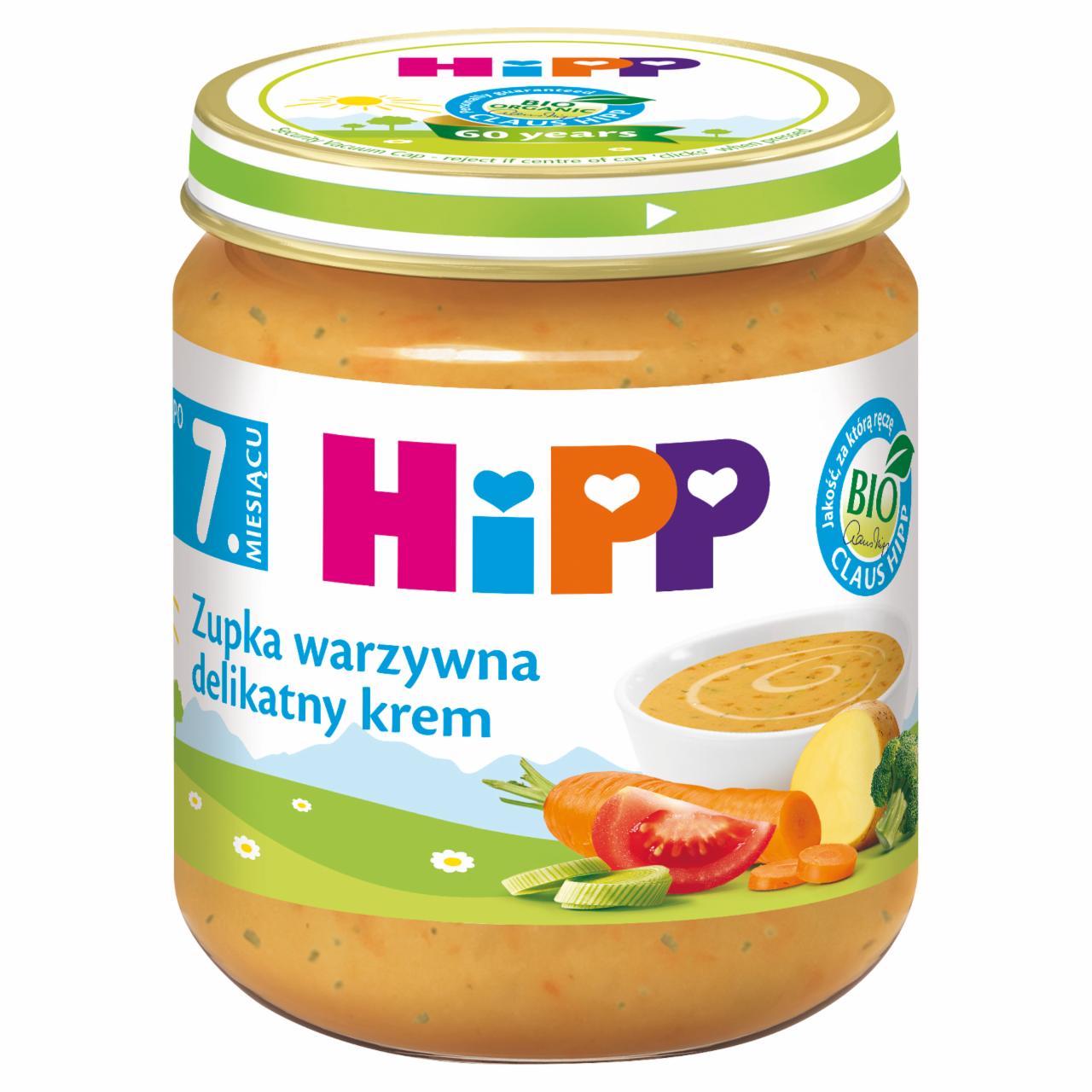 Zdjęcia - HiPP BIO Zupka warzywna delikatny krem po 7. miesiącu 200 g