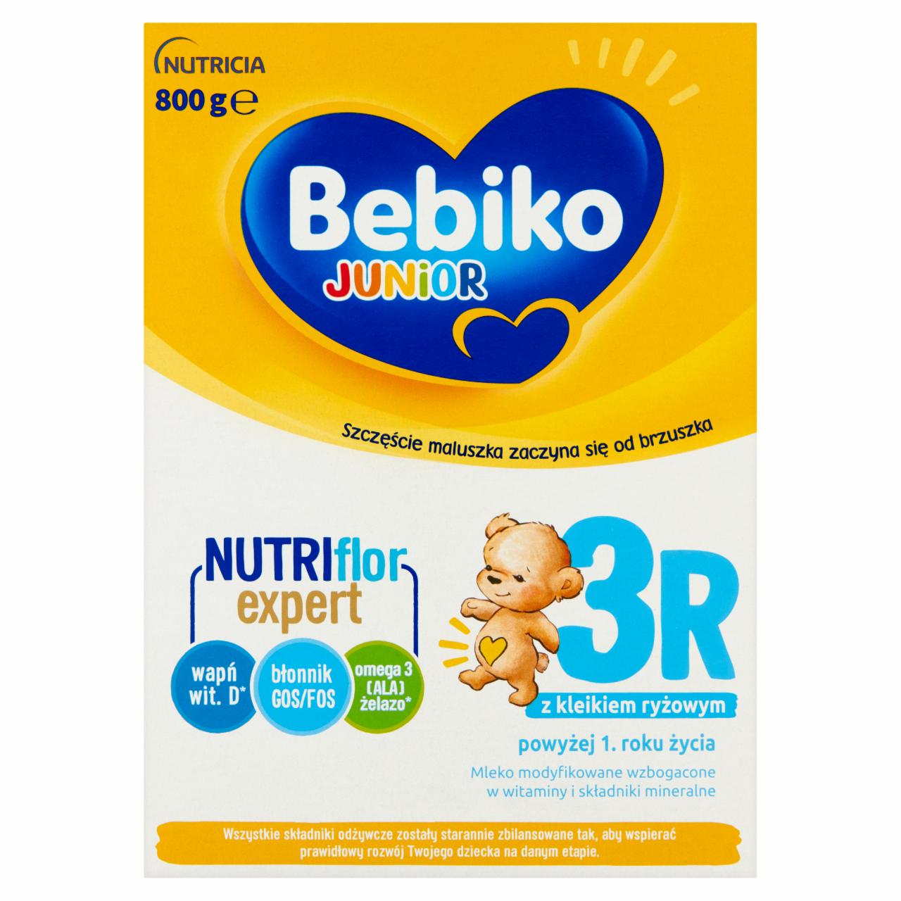 Zdjęcia - Bebiko Junior 3R Mleko modyfikowane dla dzieci powyżej 1. roku życia 800 g (2 x 400 g)