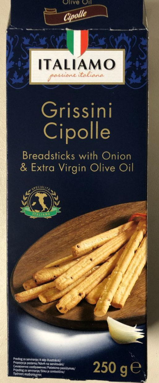 Zdjęcia - Grissini Cipolle Breadsticks with Onion Italiamo