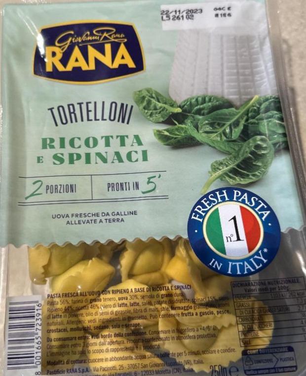 Zdjęcia - Tortelloni ricotta e spinaci Rana