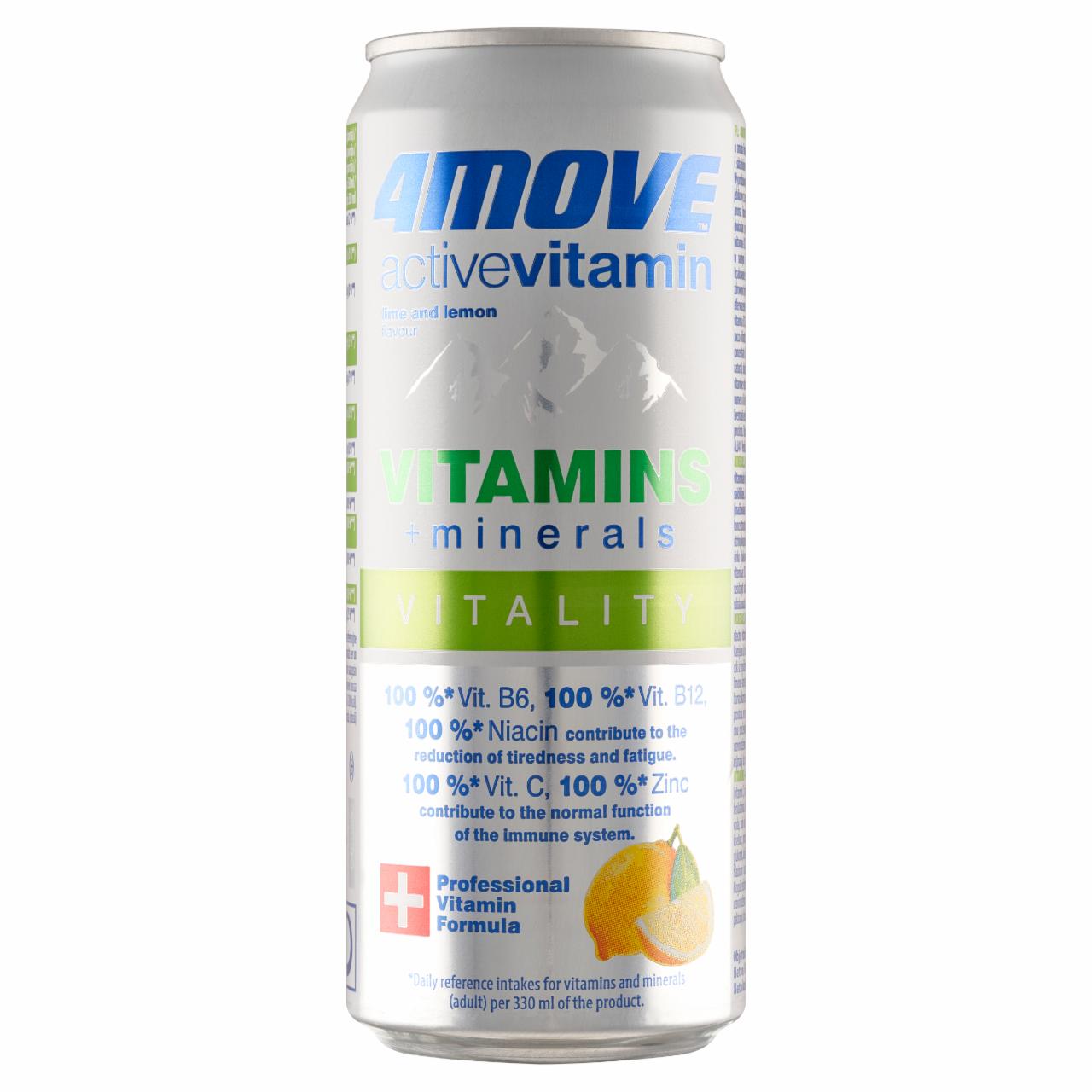 Zdjęcia - Active Vitamin Gazowany napój smak limonki i cytryny 4Move
