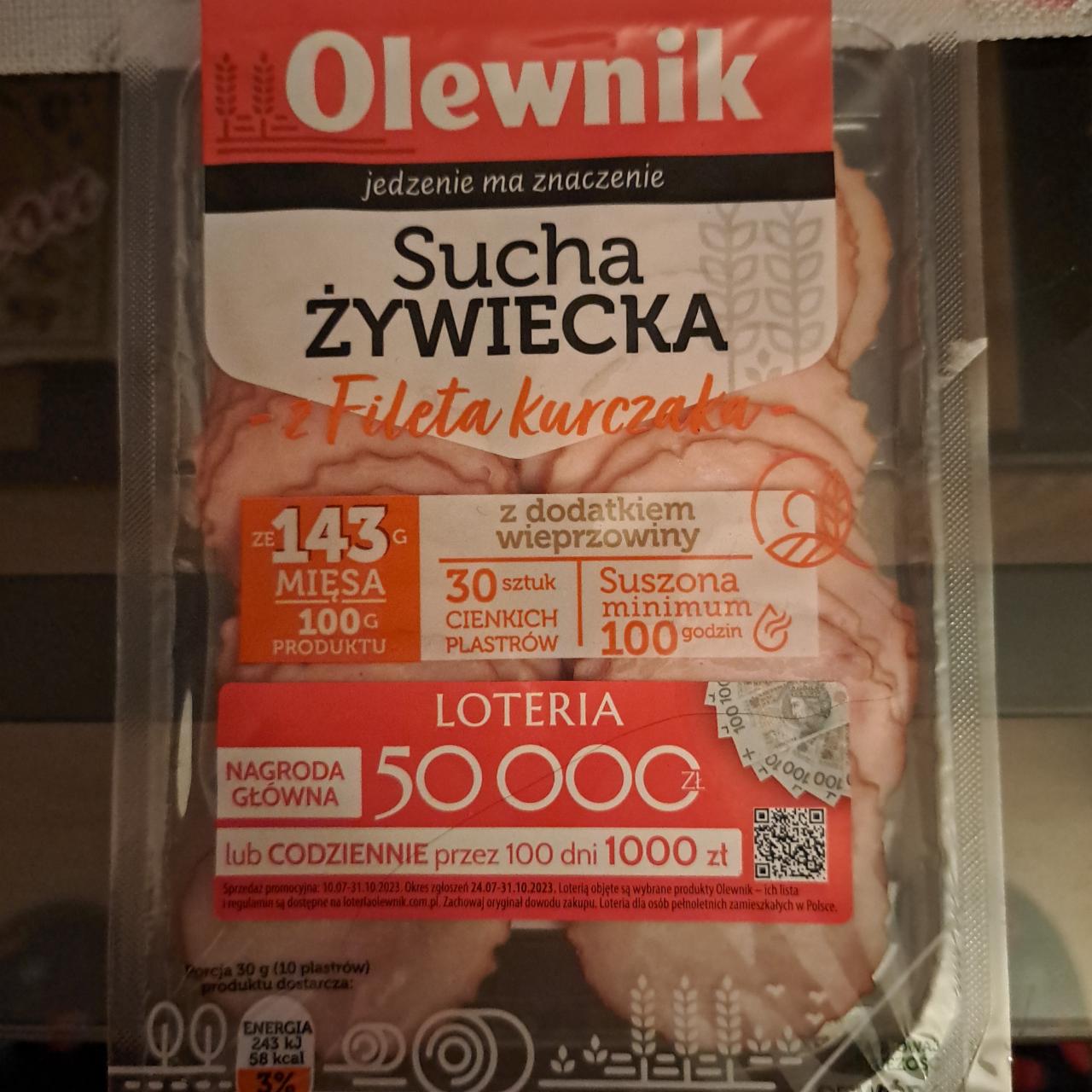 Zdjęcia - Sucha żywiecka z fileta kurczaka z dodatkiem wieprzowiny Olewnik