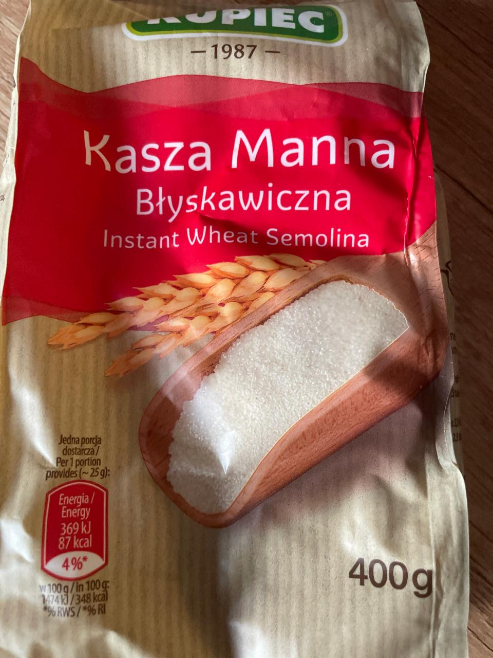 Zdjęcia - Kasza Manna Błyskawiczna Kupiec