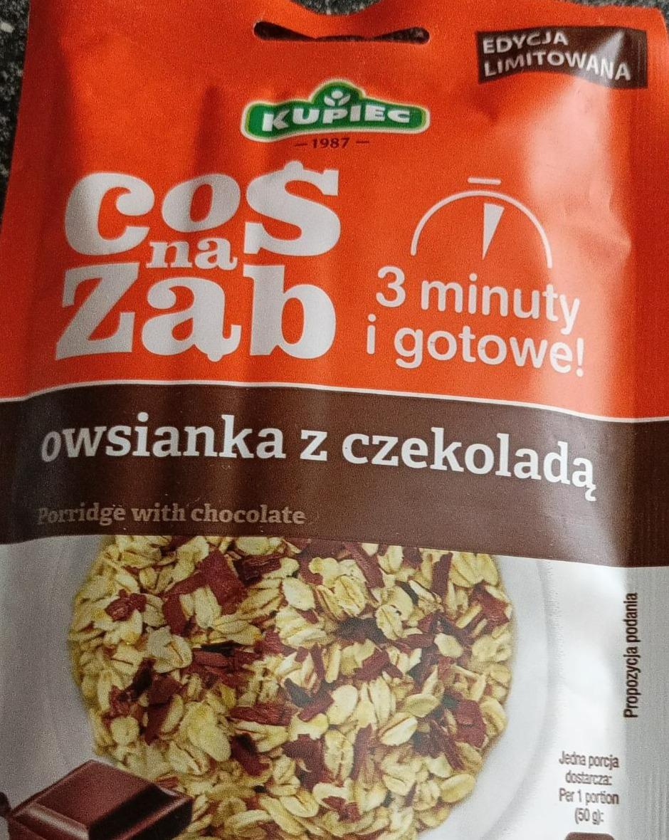 Zdjęcia - Kupiec Coś na ząb Owsianka z czekoladą 50 g