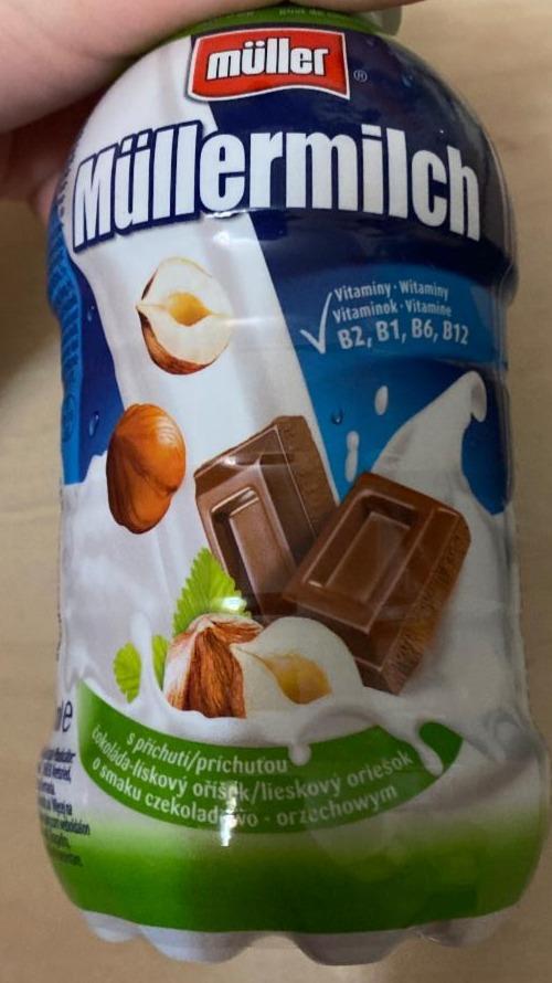 Zdjęcia - Müllermilch o smaku czekoladowo-orzechowym Müller