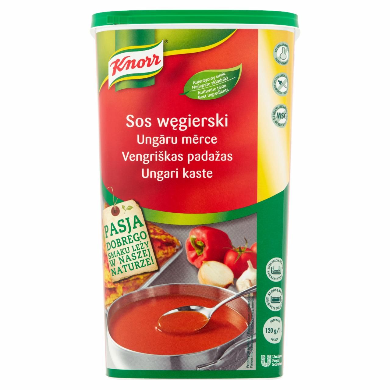 Zdjęcia - Knorr Sos węgierski 1,2 kg