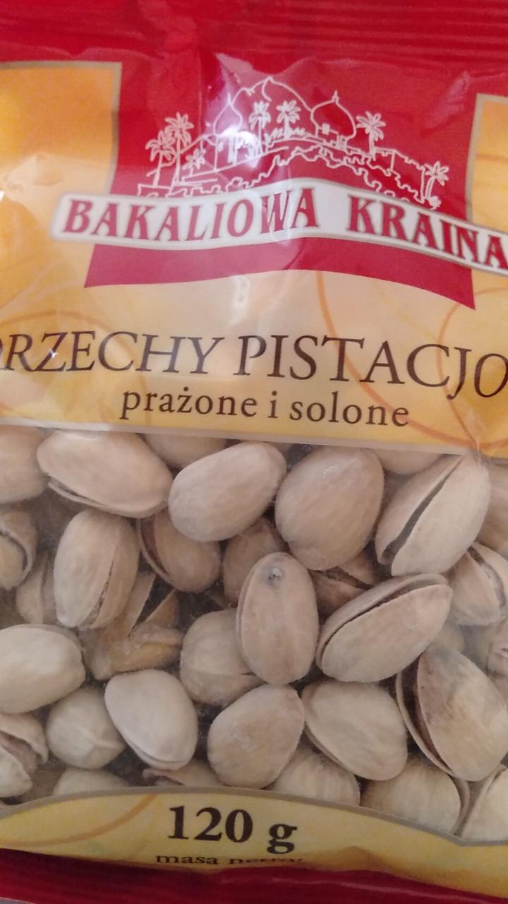 Zdjęcia - orzechy pistacjowe prażone i solone bakaliowa kraina