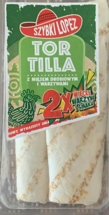 Zdjęcia - tortilla z mięsem drobiowym i warzywami szybki lopez