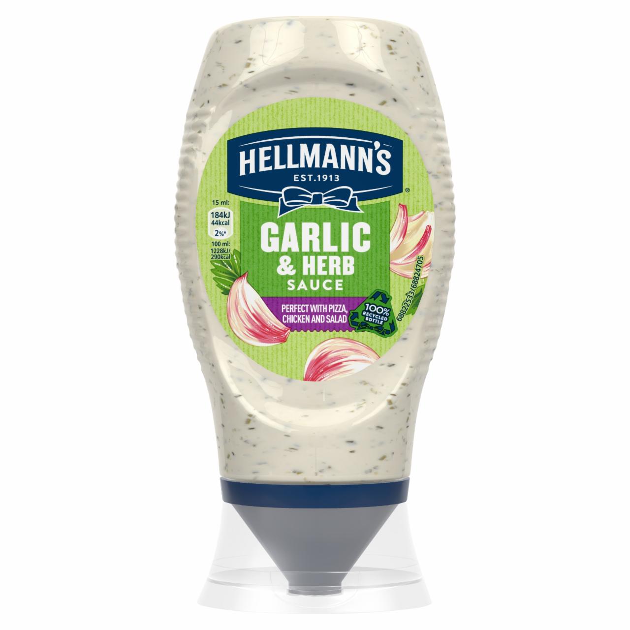 Zdjęcia - Hellmann's Sos z czosnkiem i natką pietruszki 250 ml