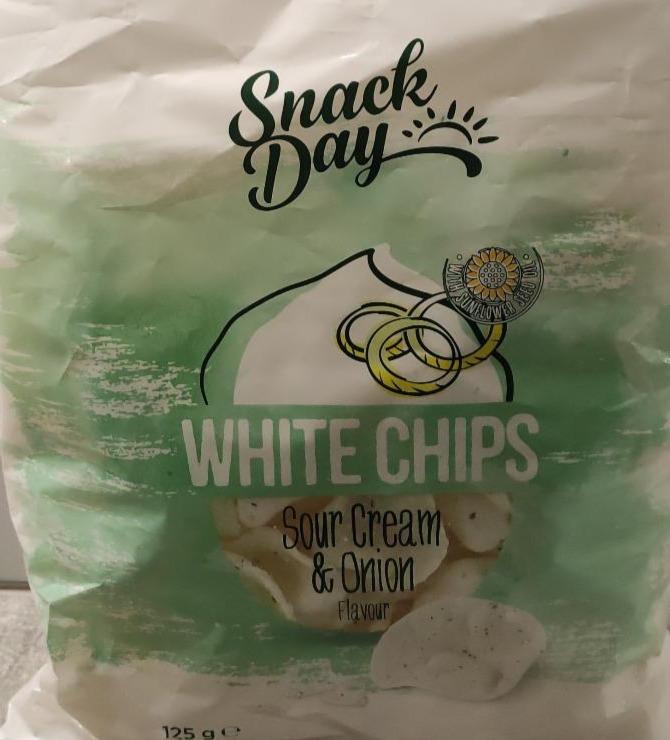 Zdjęcia - White Chips o smaku śmietany i cebuli Snack Day