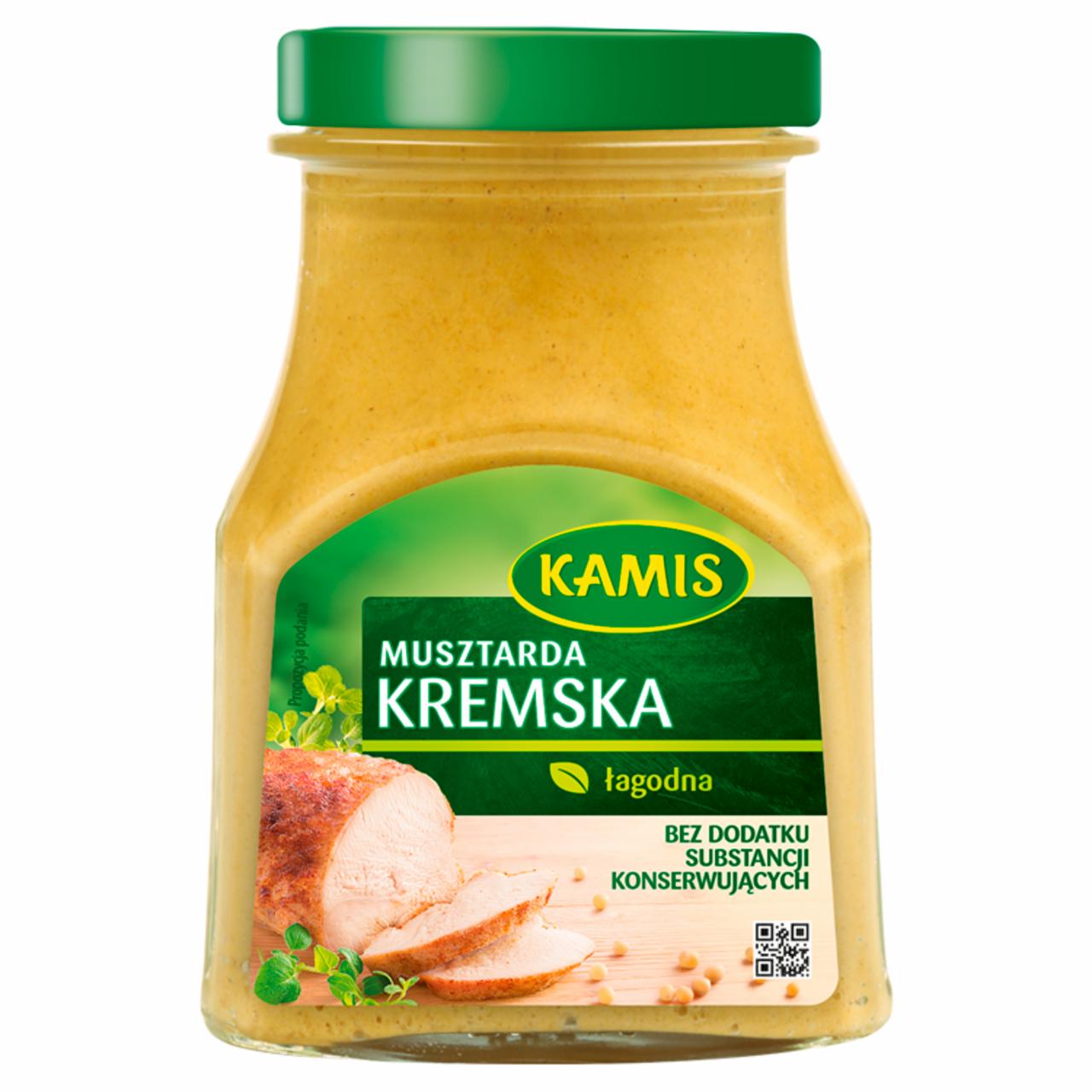 Zdjęcia - Kamis Musztarda kremska 185 g 