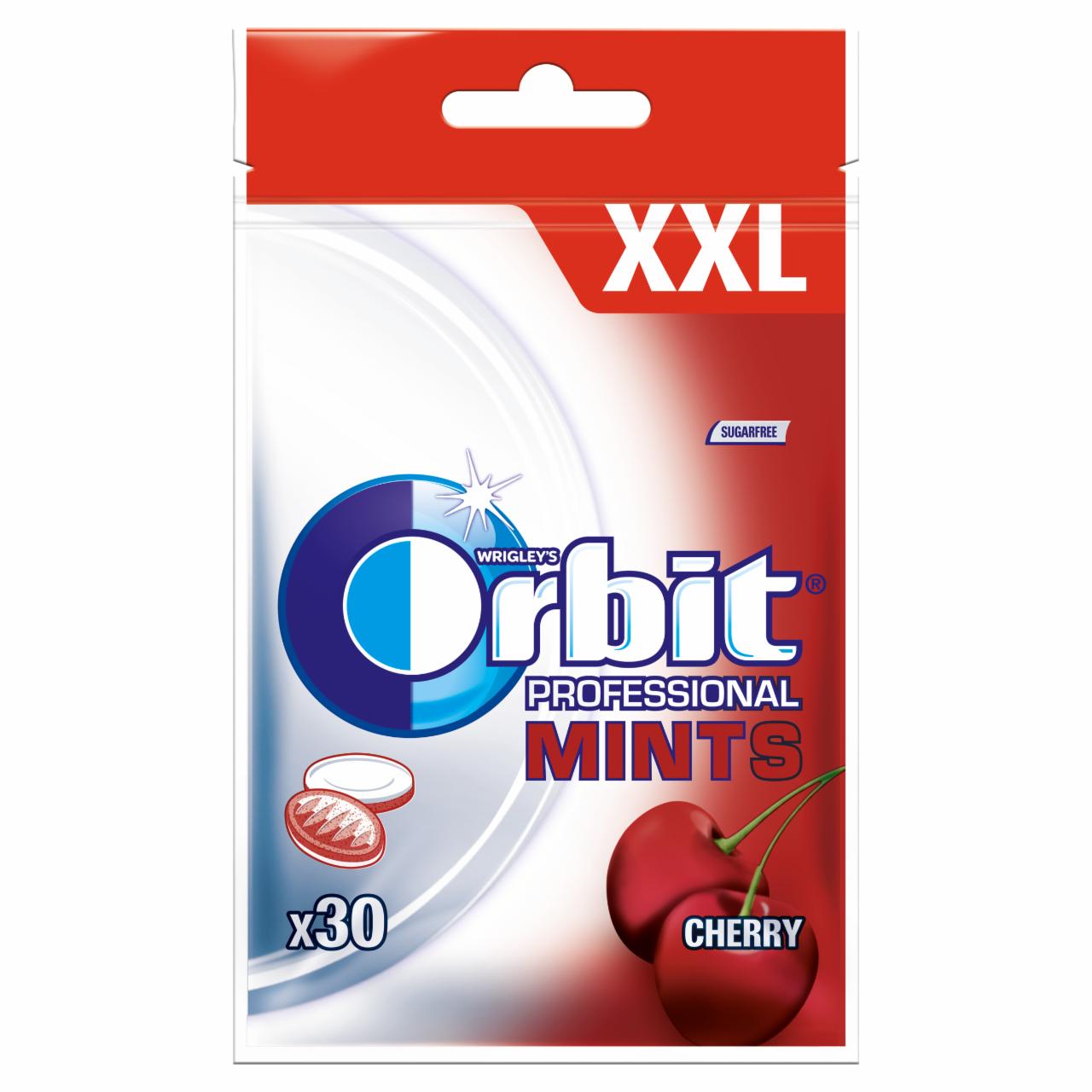 Zdjęcia - Orbit Professional Mints Cherry XXL Cukierki bez cukru 30 g (30 cukierków)