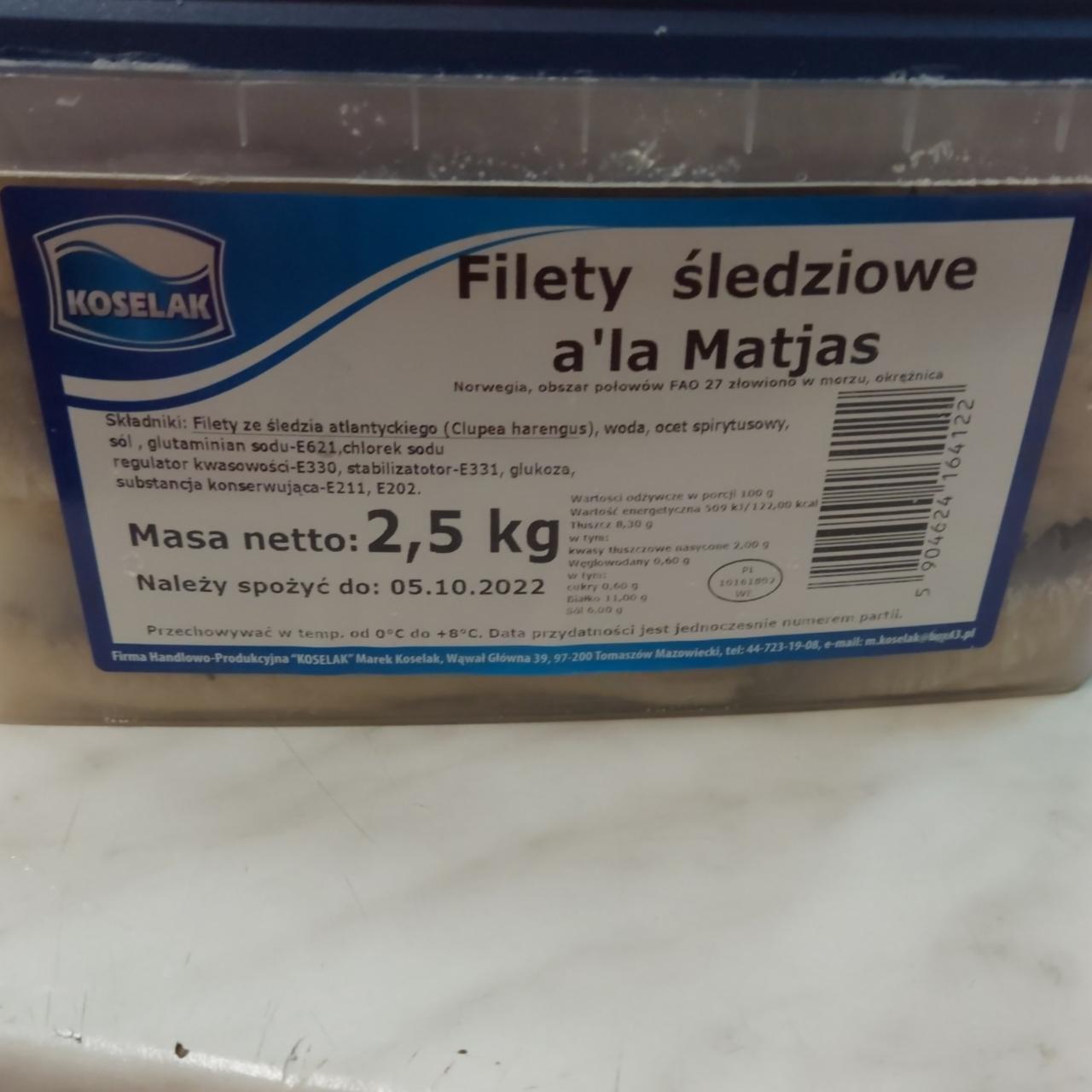 Zdjęcia - filety śledziowe a'la Matjas Koselak