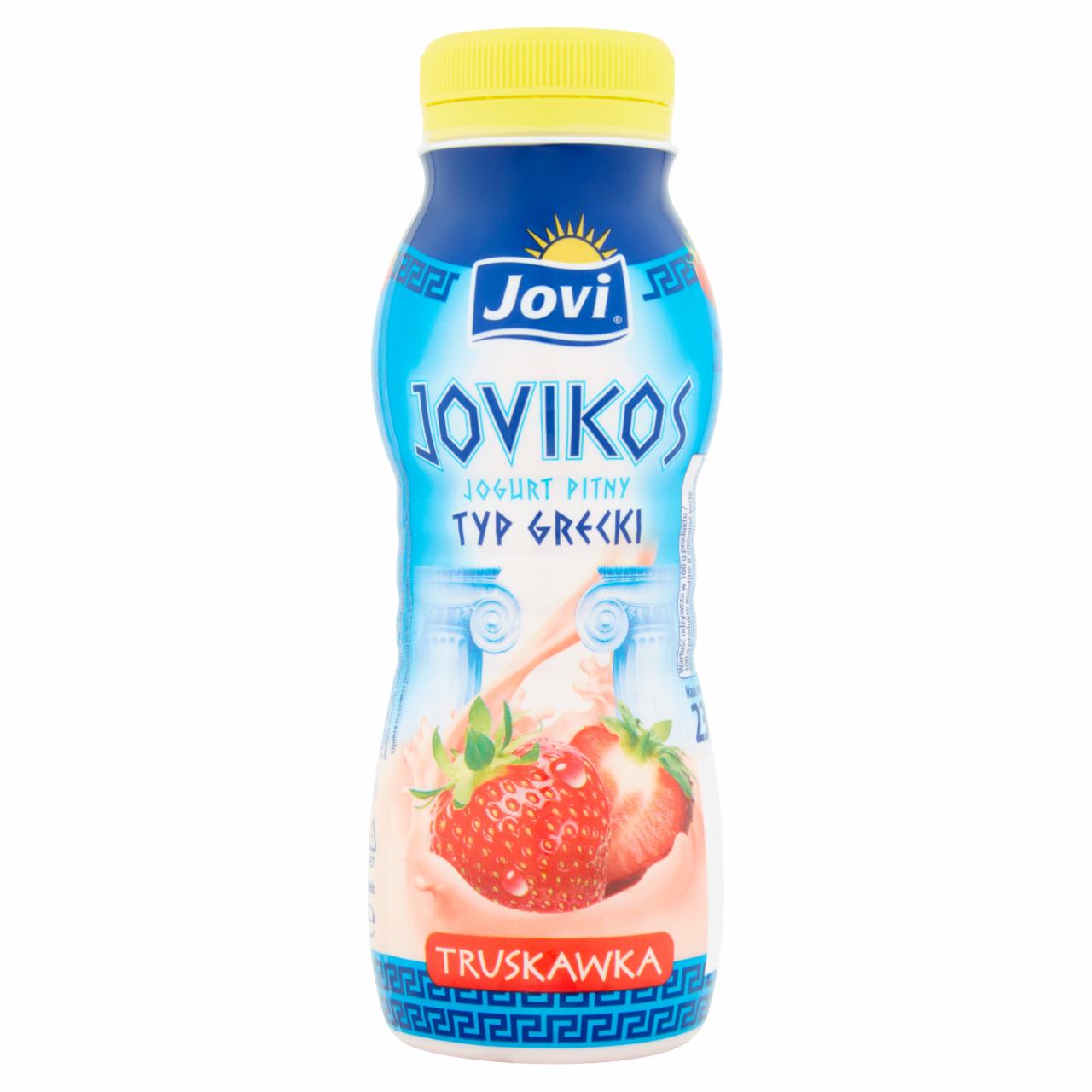 Zdjęcia - Jovi Jovikos Jogurt pitny typ grecki truskawka 230 g