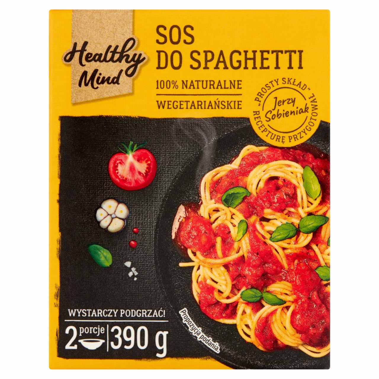 Zdjęcia - Healthy Mind Sos do spaghetti 390 g