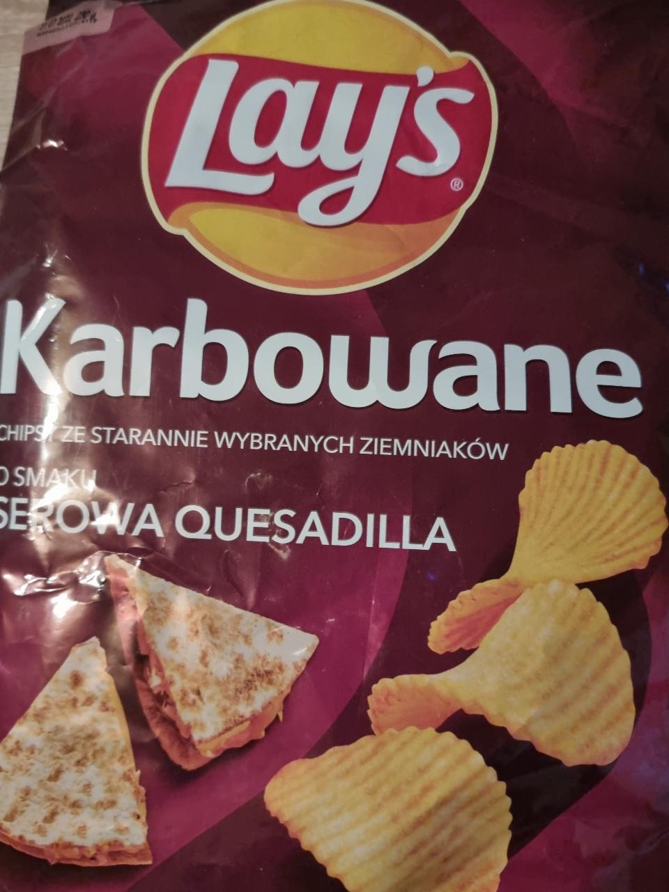 Zdjęcia - Lay's Karbowane Serowa Quesadilla