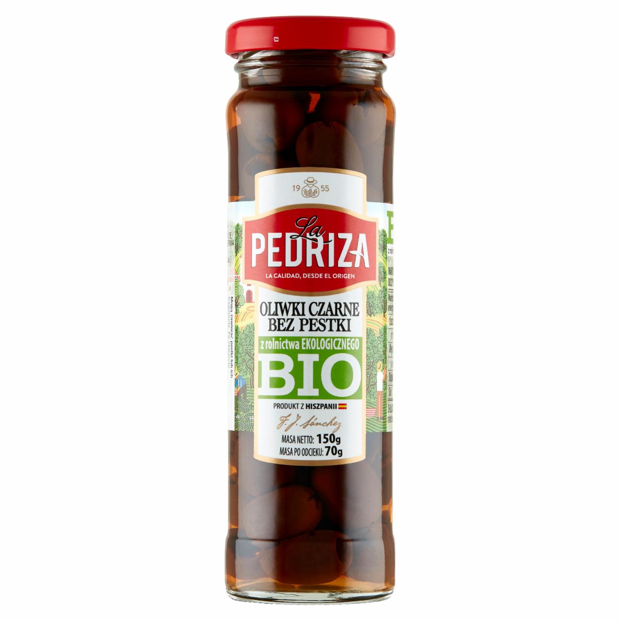 Zdjęcia - La Pedriza Bio Oliwki czarne bez pestki 150 g