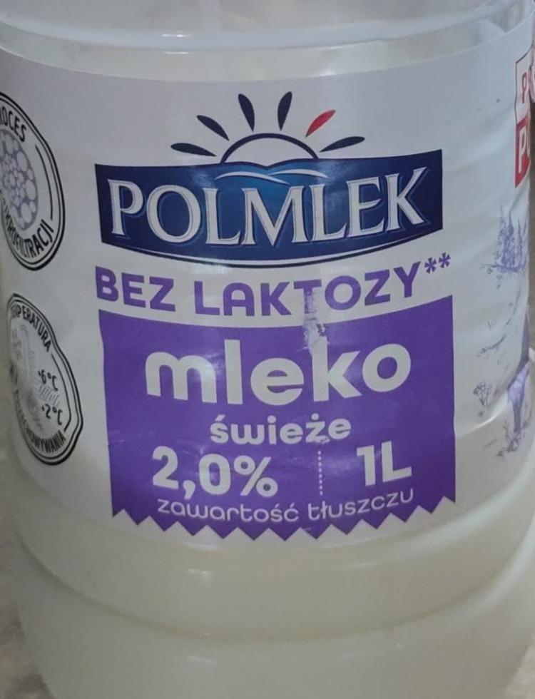 Zdjęcia - Polmlek Łagodne Mleko UHT bez laktozy 2% 1 l