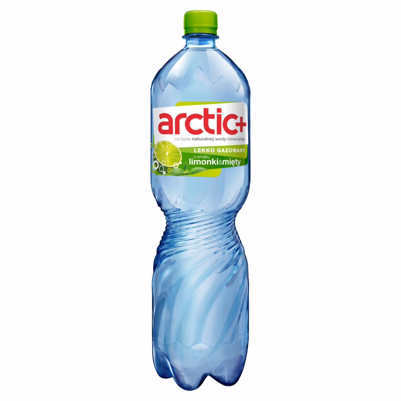 Zdjęcia - Arctic Plus Napój lekko gazowany o smaku limonki z miętą 1,5 l